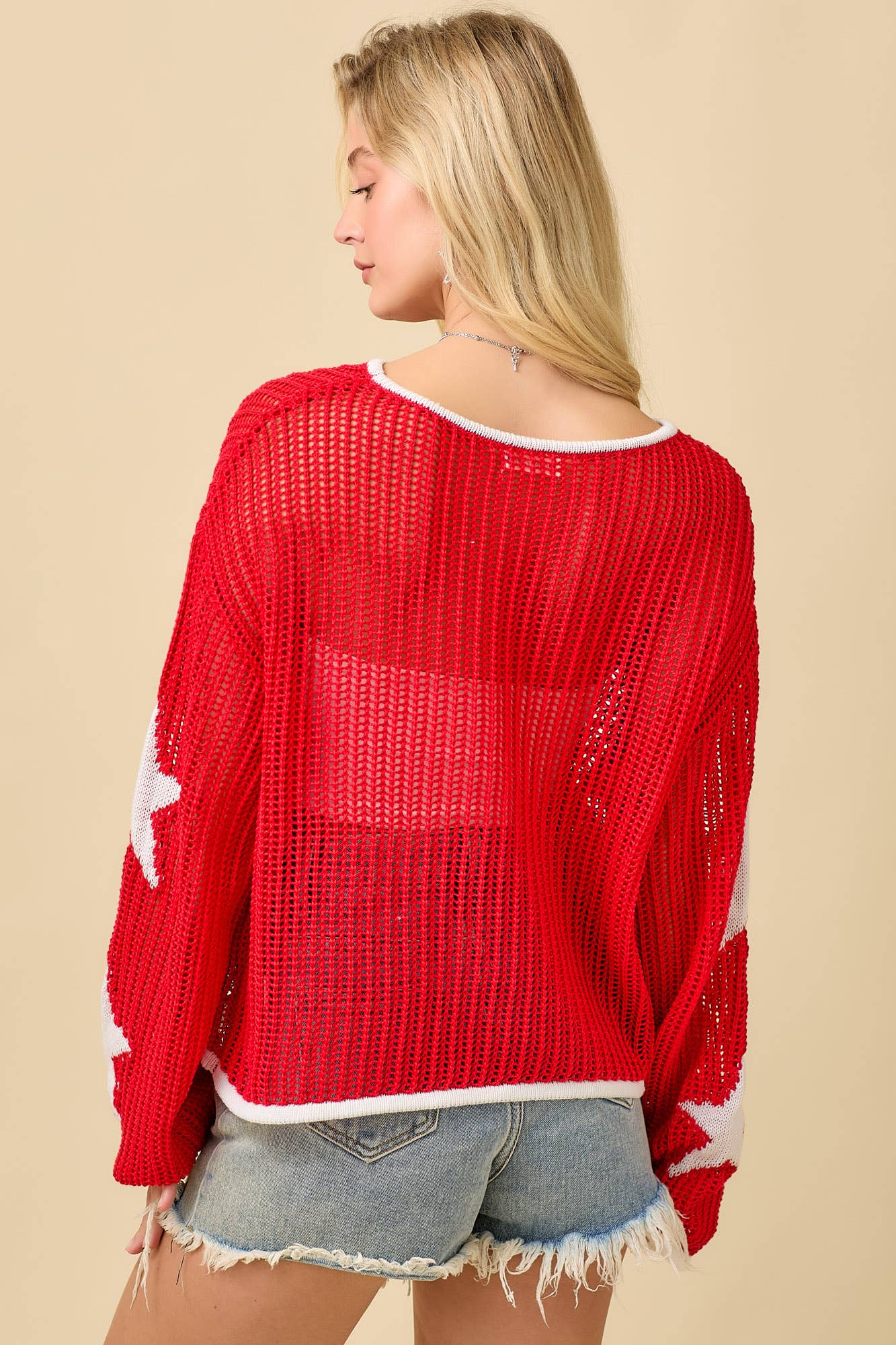 Crochet Star Sweater