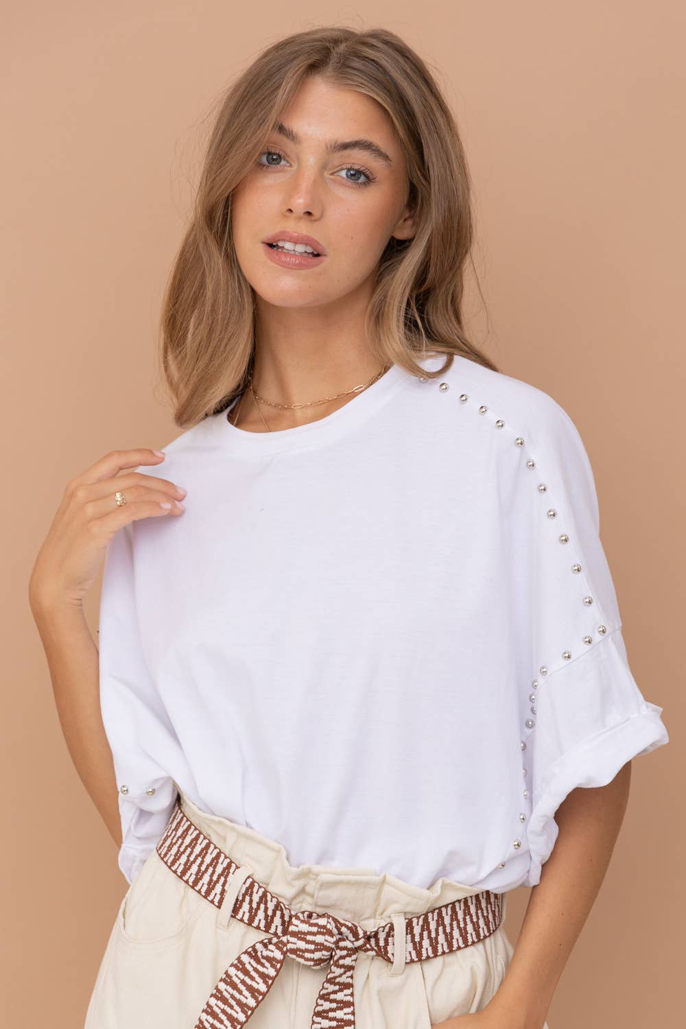 Luxe Studded Tee