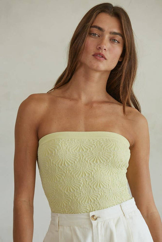 Seamless Textured Tube Top